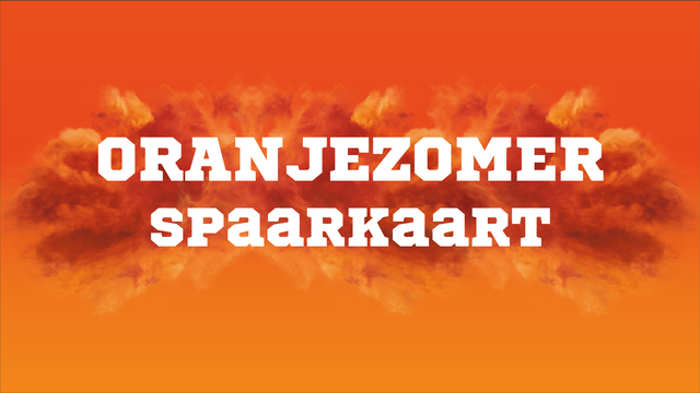 Spaarkaart Oranjezomer